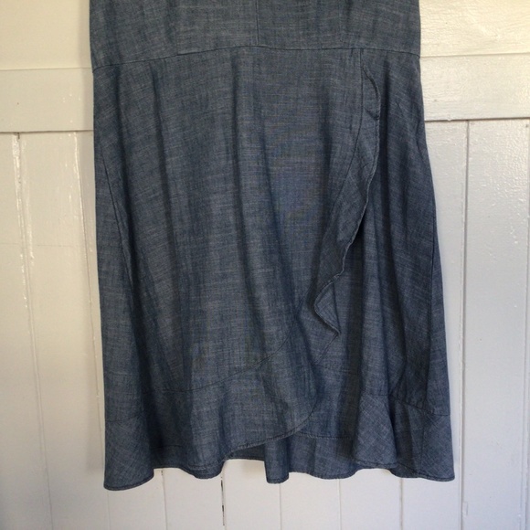 J. Crew Chambray Faux Wrap Dress, 12 - Picture 8 of 8